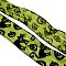 Polyester Ribbons, Garment Accessories, Halloween Theme, Pumpkin Pattern, 2-1/2 inch(63mm), about 5 yards/roll