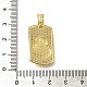 Латунные микро проложить кубического циркония подвески KK-Z086-25G-3