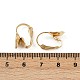 Латунные серьги с клипсами KK-P310-27B-G-3
