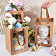 Прямоугольные бумажные подарочные пакеты ABAG-WH0044-38B-3