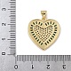 Латунные микро проложить кубического циркония подвески KK-H079-06G-4
