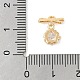 Латунные микро проложить кубического циркония подвески KK-R219-17G-3