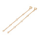 Удлинитель цепи из латуни KK-ZX024-36G-D-2