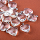 Сердца сплава стеклянные подвески GLAA-Q049-20mm-01P-1