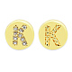Латунные микропаве из прозрачного кубического циркония KK-T030-LA843-KX3-3