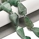 Природный зеленый бисер пряди клубники кварца G-NH0005-B10-01A-1