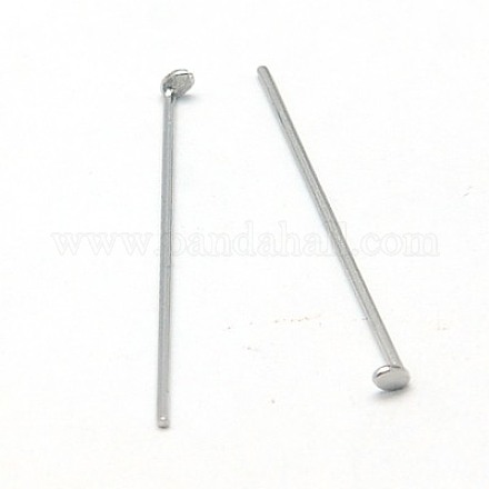 Плоские головки штифтов из нержавеющей стали 304 STAS-E023-0.6x20mm-1