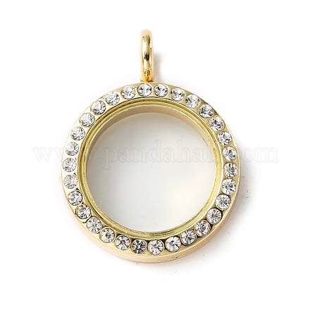 Подвески из сплава с кристаллами и стразами FIND-WH0061-50A-G-1