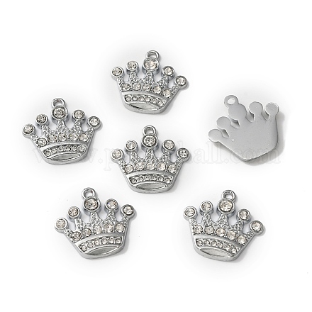Цинковый сплав с подвесками из хрусталя и страз FIND-WH0126-137B-P-1