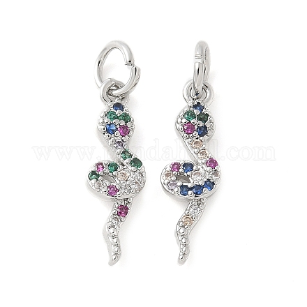 Латунные микро проложить кубического циркония подвески KK-U056-35P-1