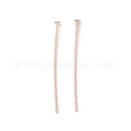 Латунные шпильки с плоской головкой X-KK-WH0058-03B-RG-1