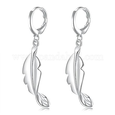 Серьги с подвесками из латуни EJEW-BB00702-1