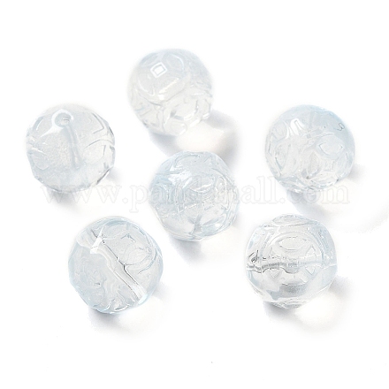 Прозрачные стеклянные бусины GLAA-A012-02C-1