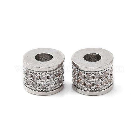 Латунные микропаве из прозрачного кубического циркония KK-P234-33P-1