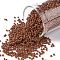 TOHO Round Seed Beads, Japanese Seed Beads, (46L) Opaque Terra Cotta, 11/0, 2.2mm, Hole: 0.8mm, about 5555pcs/50g