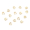 Wire Guardian and Protectors, Long-Lasting Plated, Real 18K Gold Plated, 5x6x2mm, Hole: 1.5mm