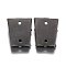 Iron Bolo Tie Slide Clasp, for Bolo Tie Making, Gunmetal, 30x25x9.5mm, Hole: 2.5mm, Inner Diameter: 3.5x17mm