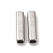 Non-Tarnish 304 Stainless Steel Beads, Rectangle, Stainless Steel Color, 15x4x4mm, Hole: 2.8x2.8mm