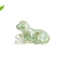 Resin Dog Display Decoration, with Natural Green Aventurine Chips inside Statues for Home Office Decorations, 48x30mm