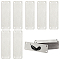 201 Stainless Steel Connector Charms, Stamping Blank Tags, Rectangle Links, Stainless Steel Color, 25.4x76.2x1mm, Hole: 3.4mm, 25pcs/box