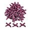 Polyester Costume Accessories, Bowknot, Purple, 16x19x3mm