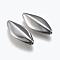 CCB Plastic Beads, Platinum, 27.5x12x5mm, Hole: 1mm