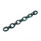 Imitation Gemstone Style & Opaque Spray Painted Acrylic Cable Chains, Quick Link Chains, Dark Green, 24.5x18.5x4mm and 18.5x11.5x4.5mm, about 39.37 inch(1m)/strand