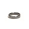 Dyed & Heated Black Agate Finger Rings, Inner Diameter: 21mm