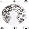 UNICRAFTALE About 200pcs 6 Sizes 4/5/6/7/8/10mm Flat Round Beads Stainless Steel Loose Beads Flat Round Bead Findings Metal Spacer for Bracelets Necklaces Jewelry Making, Stainless Steel Color
