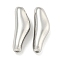 Brass Beads, Cadmium Free & Nickel Free & Lead Free, Nuggets, Platinum, 23x8x6mm, Hole: 1.7mm