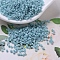 MIYUKI Delica Beads, Cylinder, Japanese Seed Beads, 11/0, Opaque Colours Lustered, (DB0217) Opaque Turquoise Green Luster, 1.3x1.6mm, Hole: 0.8mm, about 100000pcs/500g