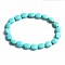 Turquoise Bracelet with Elastic Rope Bracelet, Male and Female Lovers Best Friend, Bead: 6mm