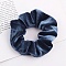 Lint Elastic Hair Accessories, for Girls or Women, Scrunchie/Scrunchy Hair Ties, Marine Blue, 100mm