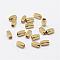 Brass Beads, Nickel Free, Cuboid, Raw(Unplated), 6x3mm, Hole: 2mm