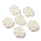 ABS Imitation Pearl Beads, Flower, 14x14x5.5mm, Hole: 1.5mm
