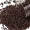 TOHO Round Seed Beads, Japanese Seed Beads, (406) Opaque AB Oxblood, 15/0, 1.5mm, Hole: 0.7mm, about 3000pcs/10g