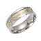 201 Stainless Steel Wide Band Finger Rings, Luminous, Elephant, Size 9, Stainless Steel Color, 19mm