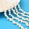 Natural Cultured Freshwater Pearl Beads Strands, Rice, Top Drilled, Grade 5A, Seashell Color, 4~5mm, Hole: 0.6~0.7mm, about 72~87pcs/strand, 13.66~14.21''(34.7~36.1cm)