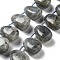 Natural Labradorite Beads Strands, Teardrop, Top Drilled, 22.5~26x14.5~19x12~14.5mm, Hole: 0.9mm, about 8~9pcs/strand, 7.48''~8.66''(19~22cm)
