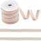 NBEADS 10.94 Yards Edge Lingerie Elastic Stretch, 12mm Flat with Laciness Elastic Cord Strap Edge Crocheted Lace Cord Ribbon for DIY Sewing Making, Wedding Decorations and Gift Wrapping, Misty Rose