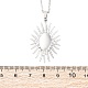 Подвески из нержавеющей стали 304 с изображением подсолнечника NJEW-M096-08P-3
