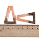 Подвески из смолы и дерева WOOD-F015-10B-3