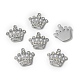 Цинковый сплав с подвесками из хрусталя и страз FIND-WH0126-137B-P-1
