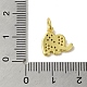 Подвески из настоящей 18-каратной позолоченной латуни с фианитами KK-M283-02E-01-3