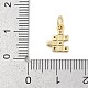 Латунные микро проложить кубического циркония подвески KK-Q028-38G-3