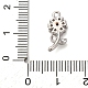 Латунные микро проложить кубического циркония подвески KK-I276-04P-03-3