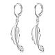 Серьги с подвесками из латуни EJEW-BB00702-1