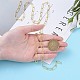 Паяные латунные цепочки для скрепок CHC-D025-03G-01-7