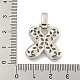 Латунные микропаве прозрачные подвески с фианитом KK-B099-01P-X-3