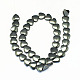 Немагнитные синтетический гематит бисер пряди G-S088-10x11mm-2